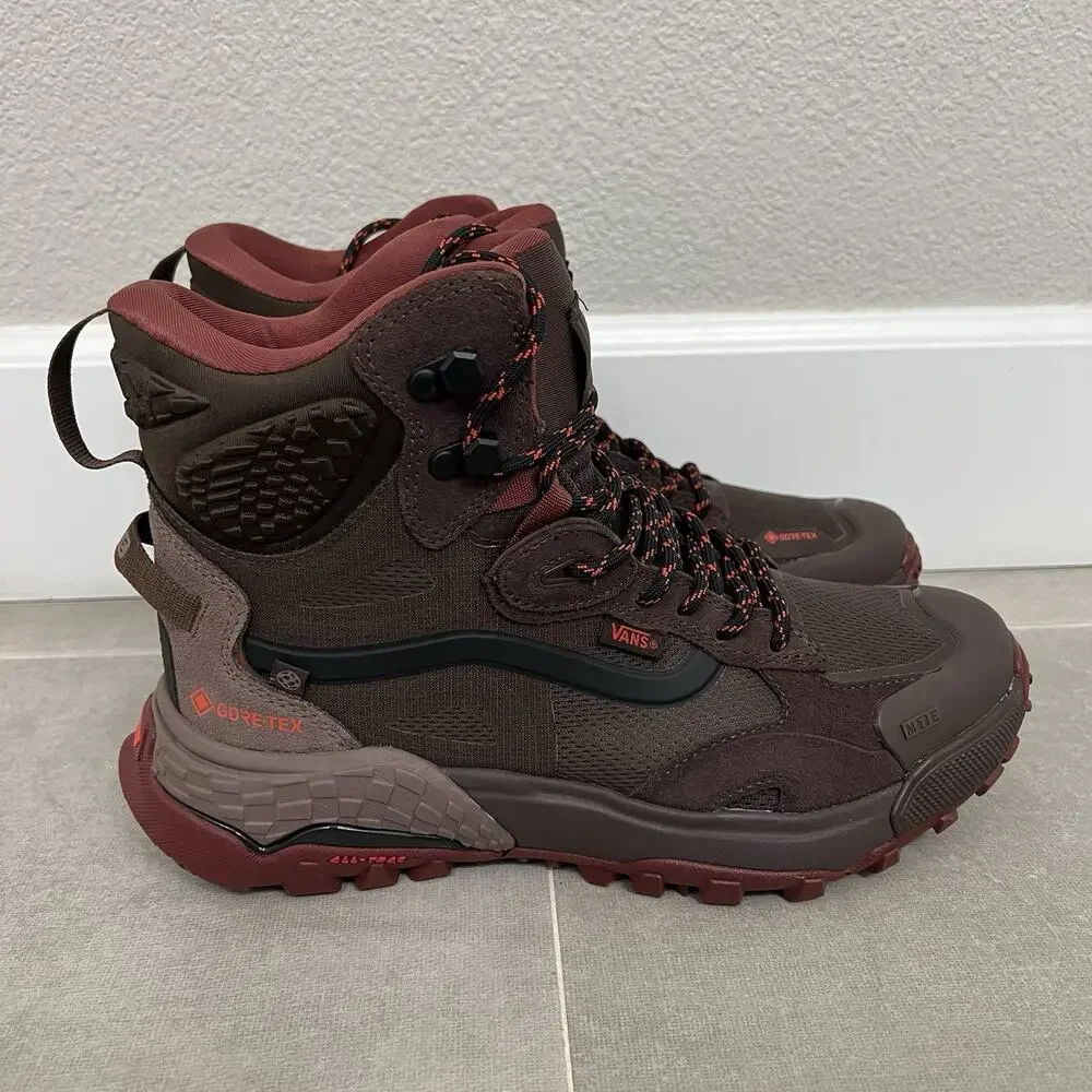 Vans Crestline Gore Tex MTE Mens 9 Hiking Boots Chocolate Brown Outdoor Shoes